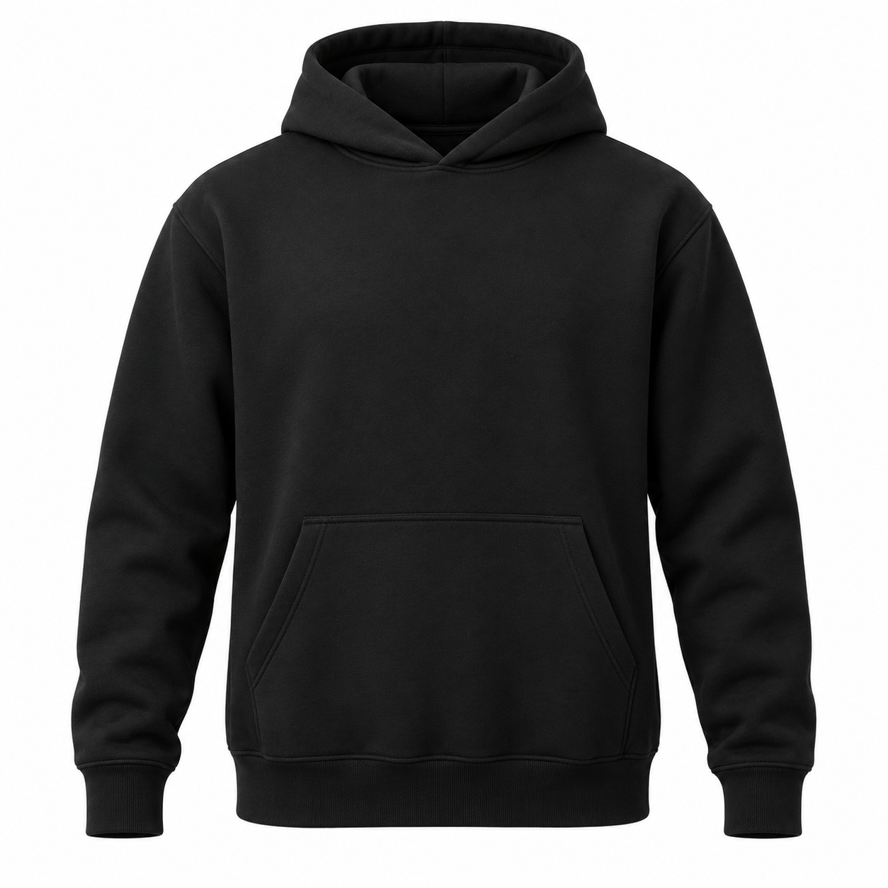 Premium Unisex Pullover Hoodie - Black - M