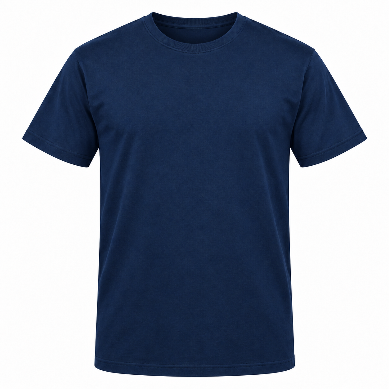 Classic Unisex Crew-Neck T-Shirt - Navy Blue - M