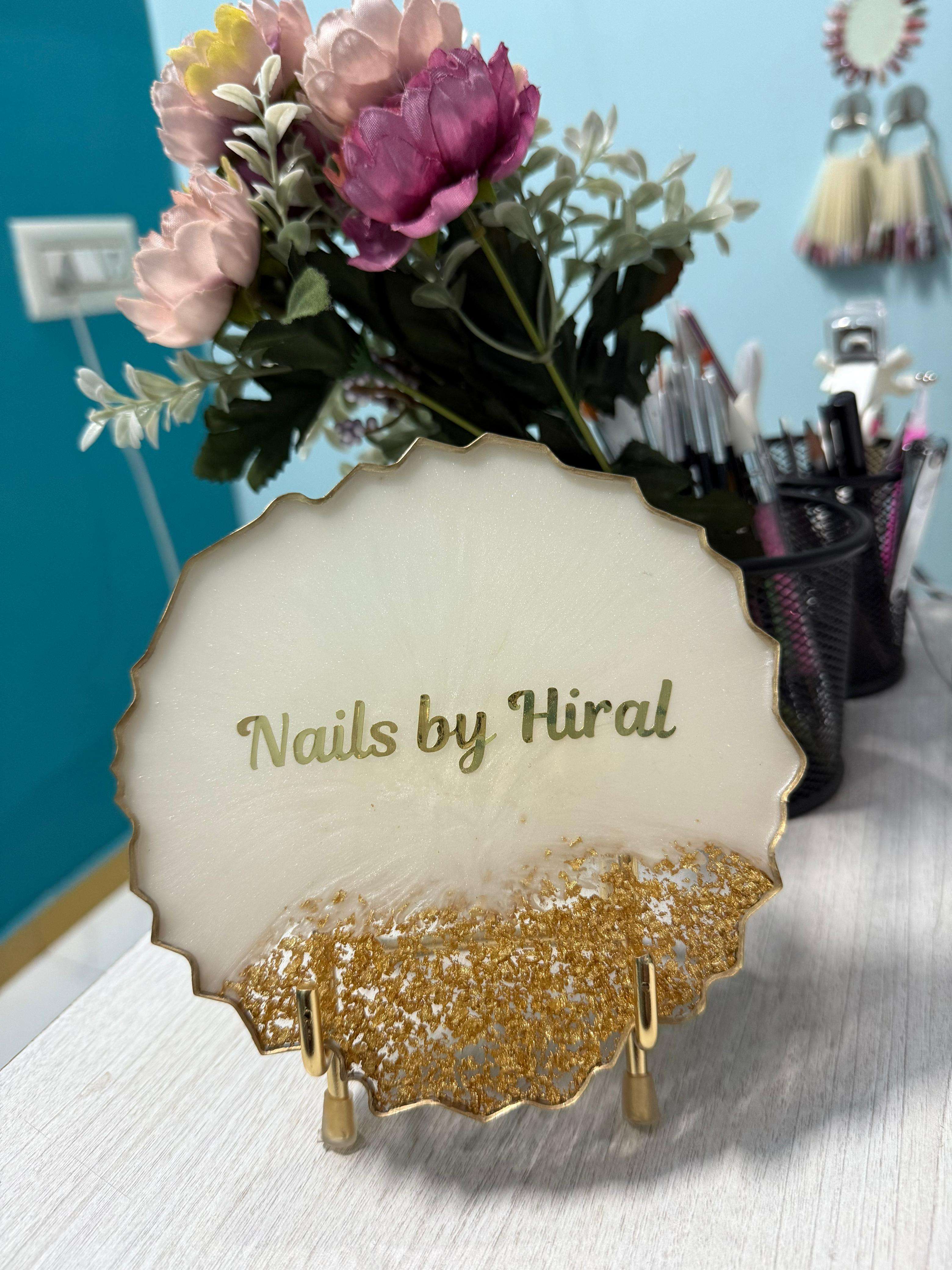Golden Luxe Studio Resin Platter