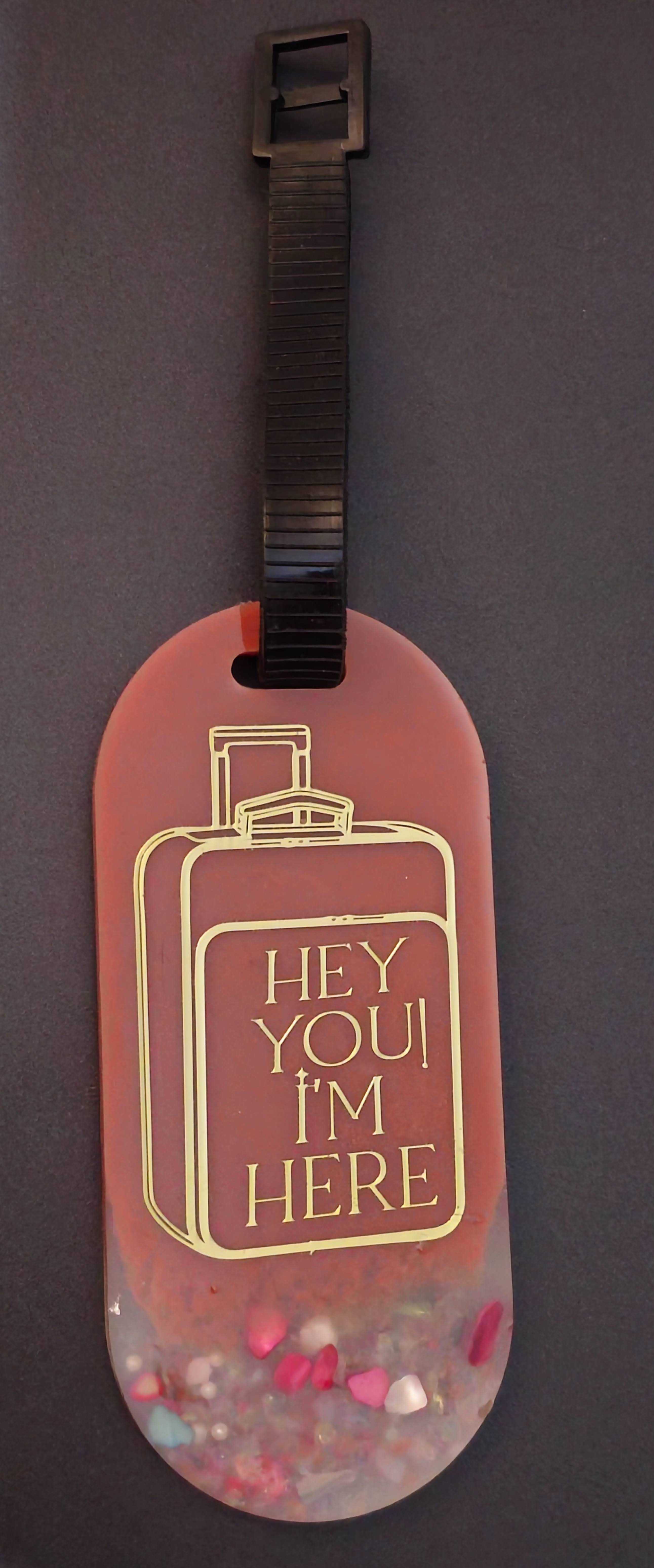 The Signature Resin Travel Tag