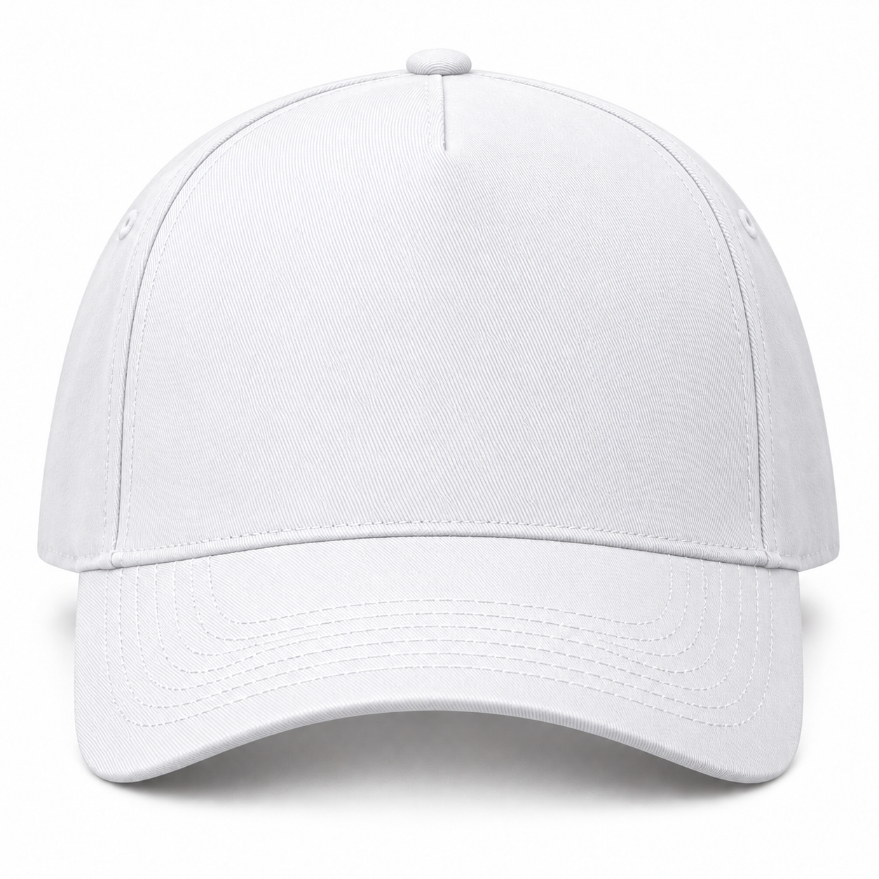 Classic Adjustable Promotional Baseball Cap - White