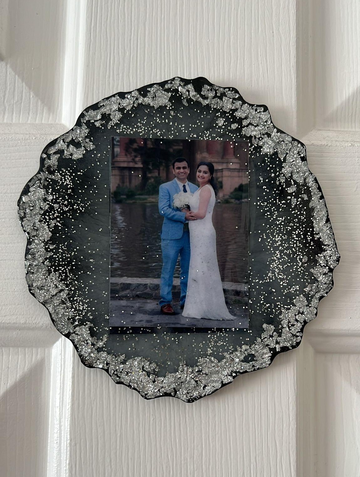 Timeless Love: Handmade Wedding Photo Frame