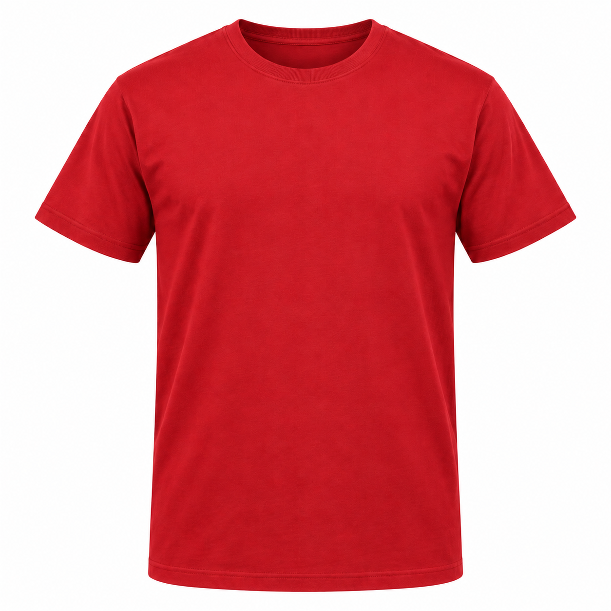 Classic Unisex Crew-Neck T-Shirt - Red - M