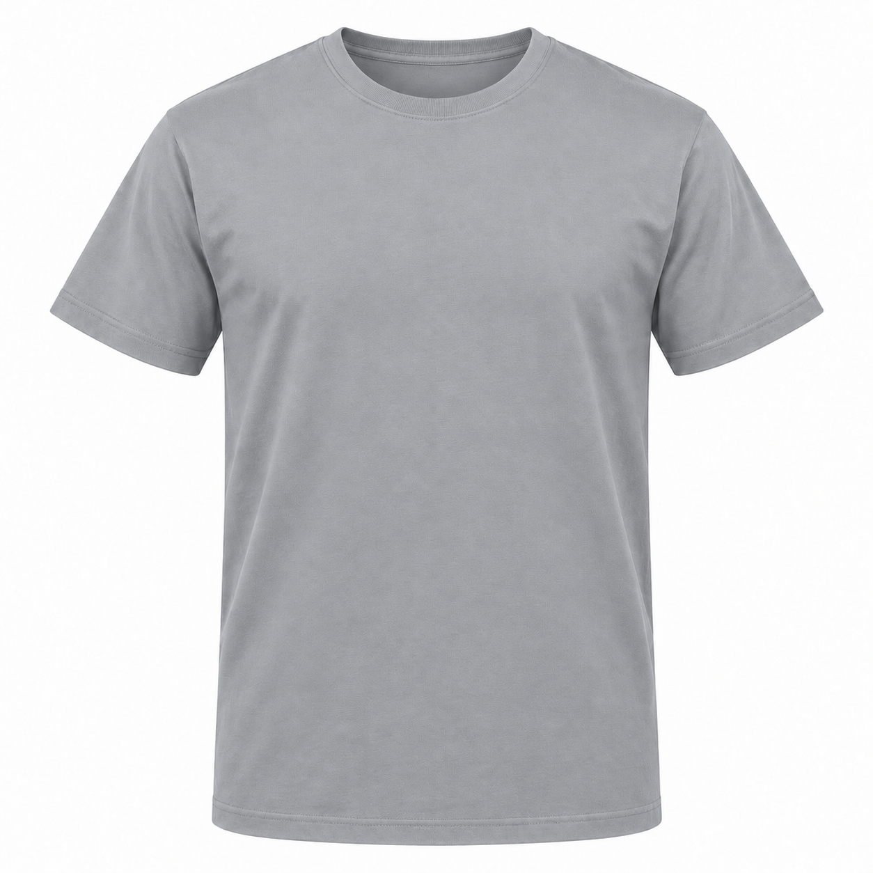 Classic Unisex Crew-Neck T-Shirt - Silver Gray - M